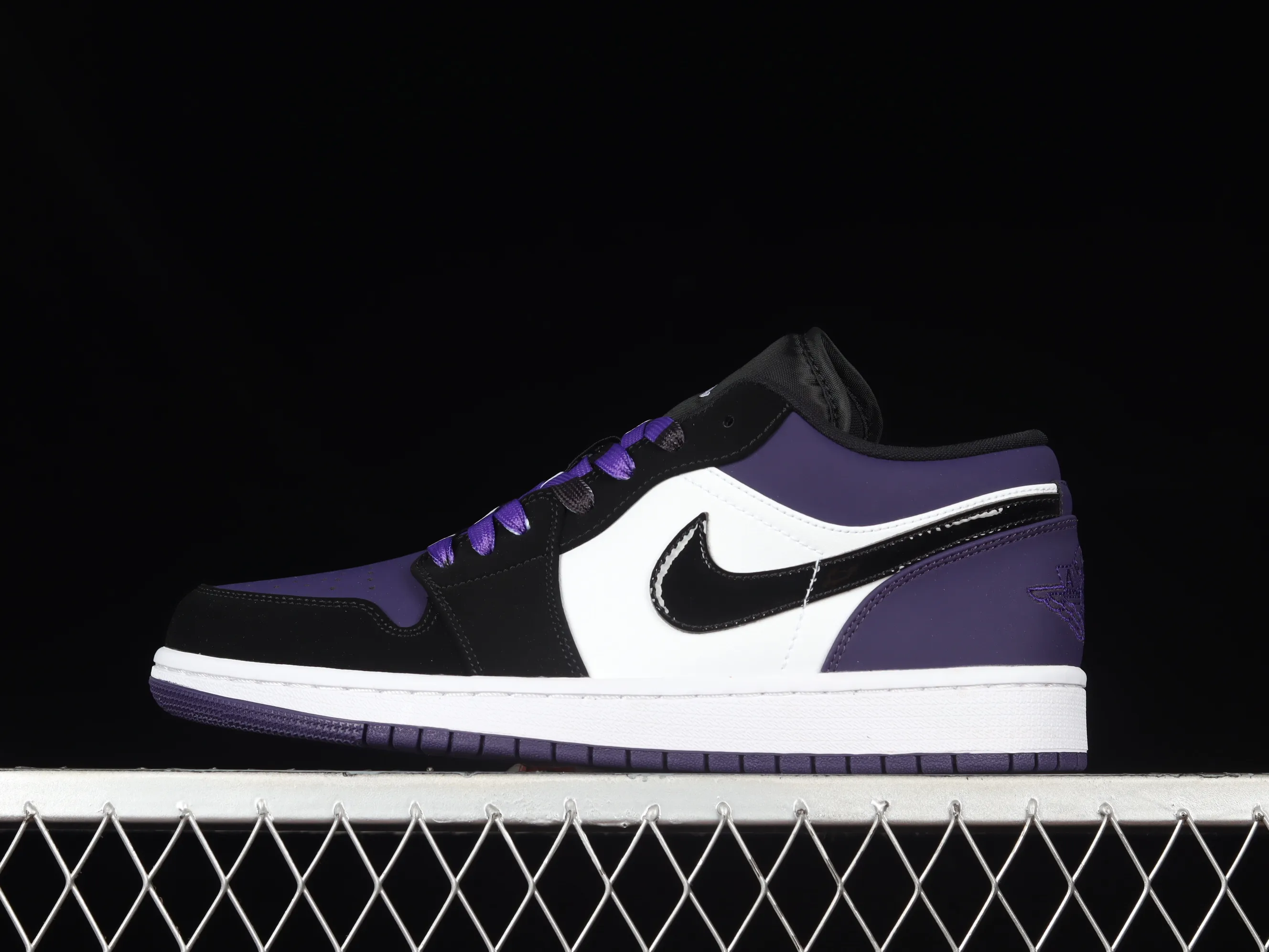 All categories Air Jordan Jordan series basketball shoes Air Jordan 1 Low Air Jordan 1 Low "Court Purple" AJ1 Joe 1 new black and purple toe 553558-125